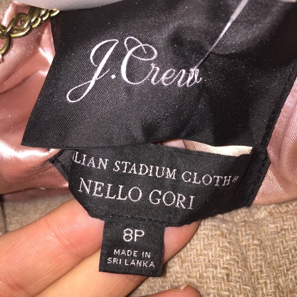 SOLD J.Crew Stadium Cloth Cocoon Coat Camel 8P - Picture 4 of 6